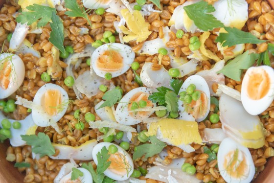 Spelt & Quail's Eggs Kedgeree Recipe